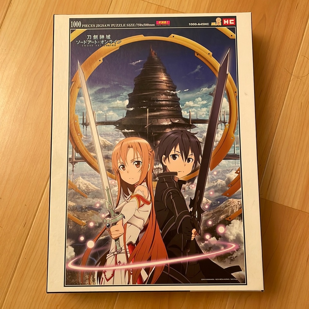 Sword Art Online 1000 pieces jigsaw puzzle size 750x500mm